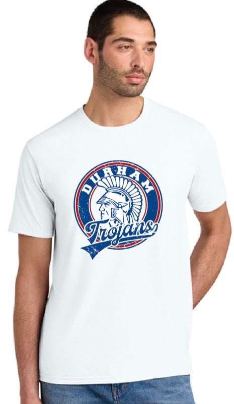 Men's White Tee-Vintage Design