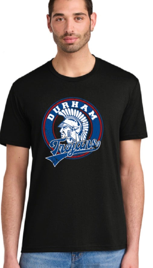 Men's Black Tee-Vintage Design