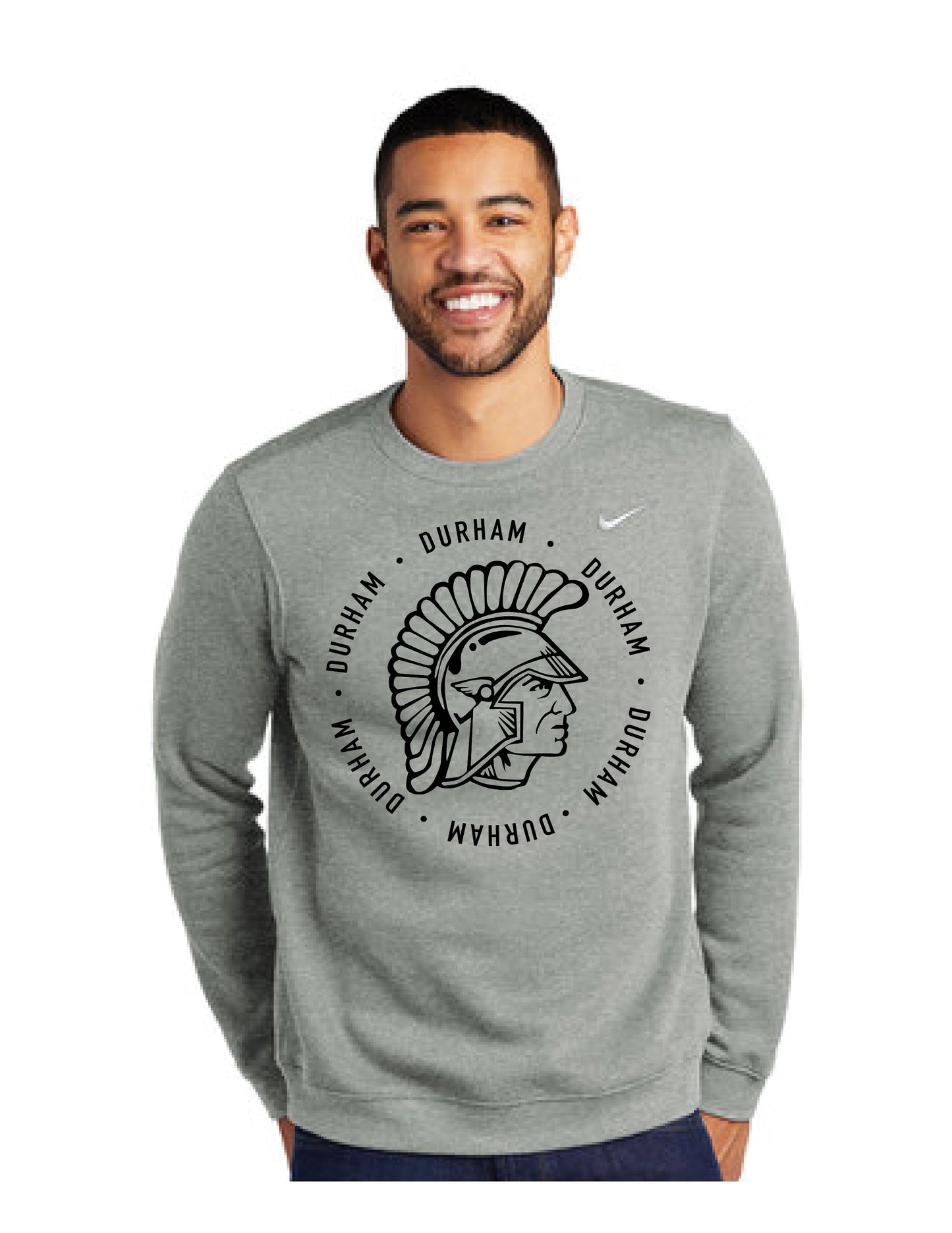 Gray Nike Crewneck Sweatshirt