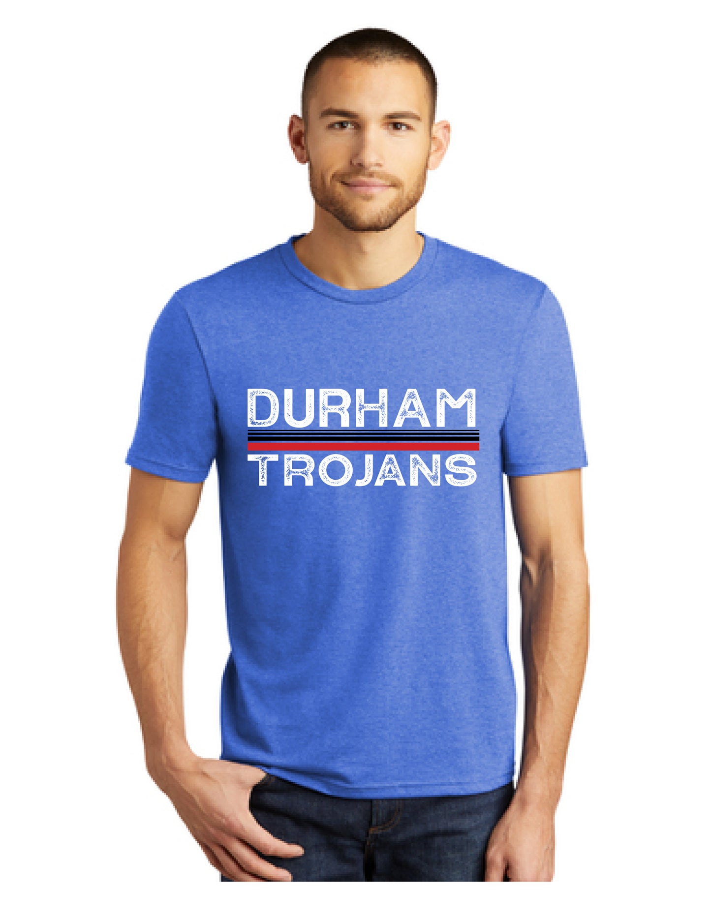 Men's Blue Durham Trojans T-Shirt