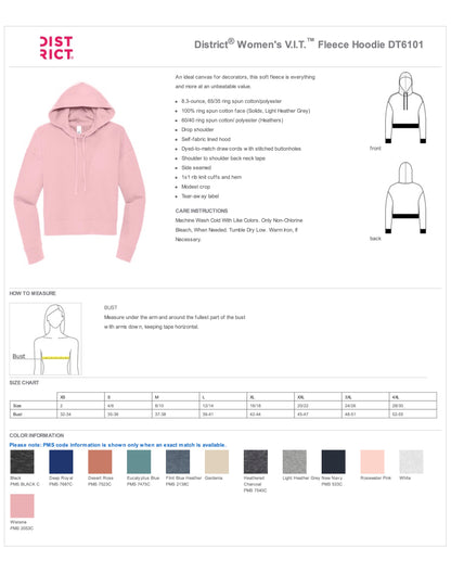 Women's Royal Blue Hoodie-Vertical Trojans Athletics